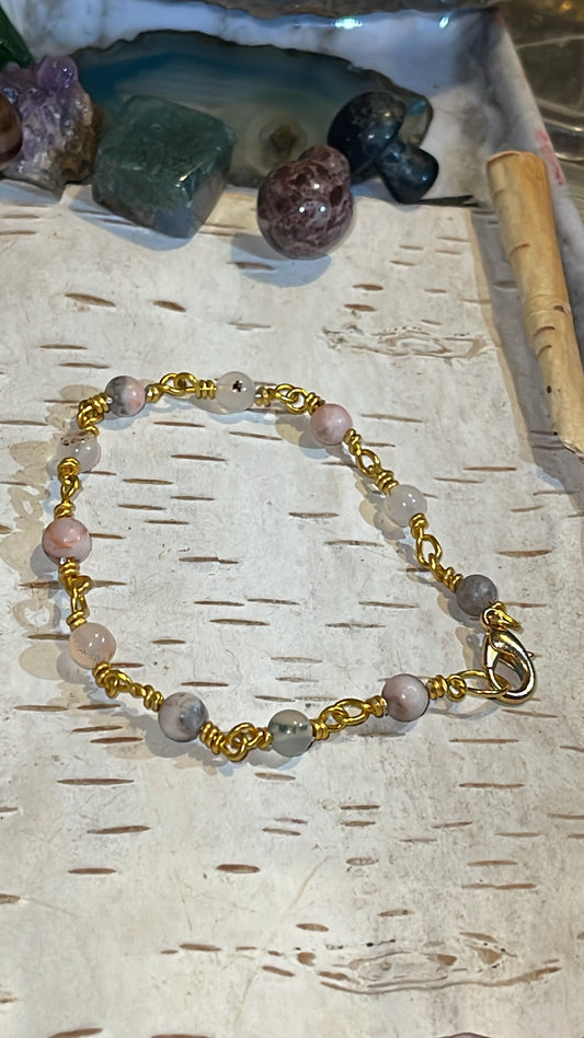 Haunted Gem Weave Bracelet