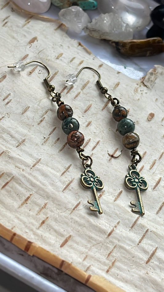 Ancient Keys Earrings