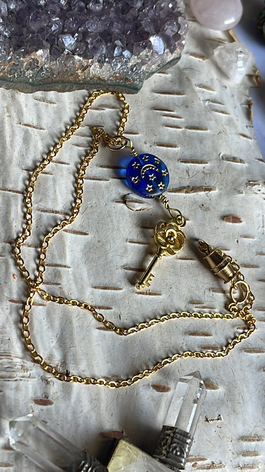 Cosmic Key Necklace