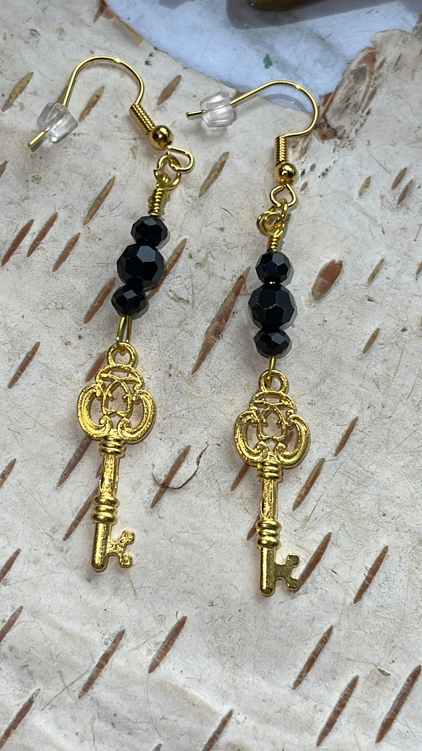 Golden Key Earrings