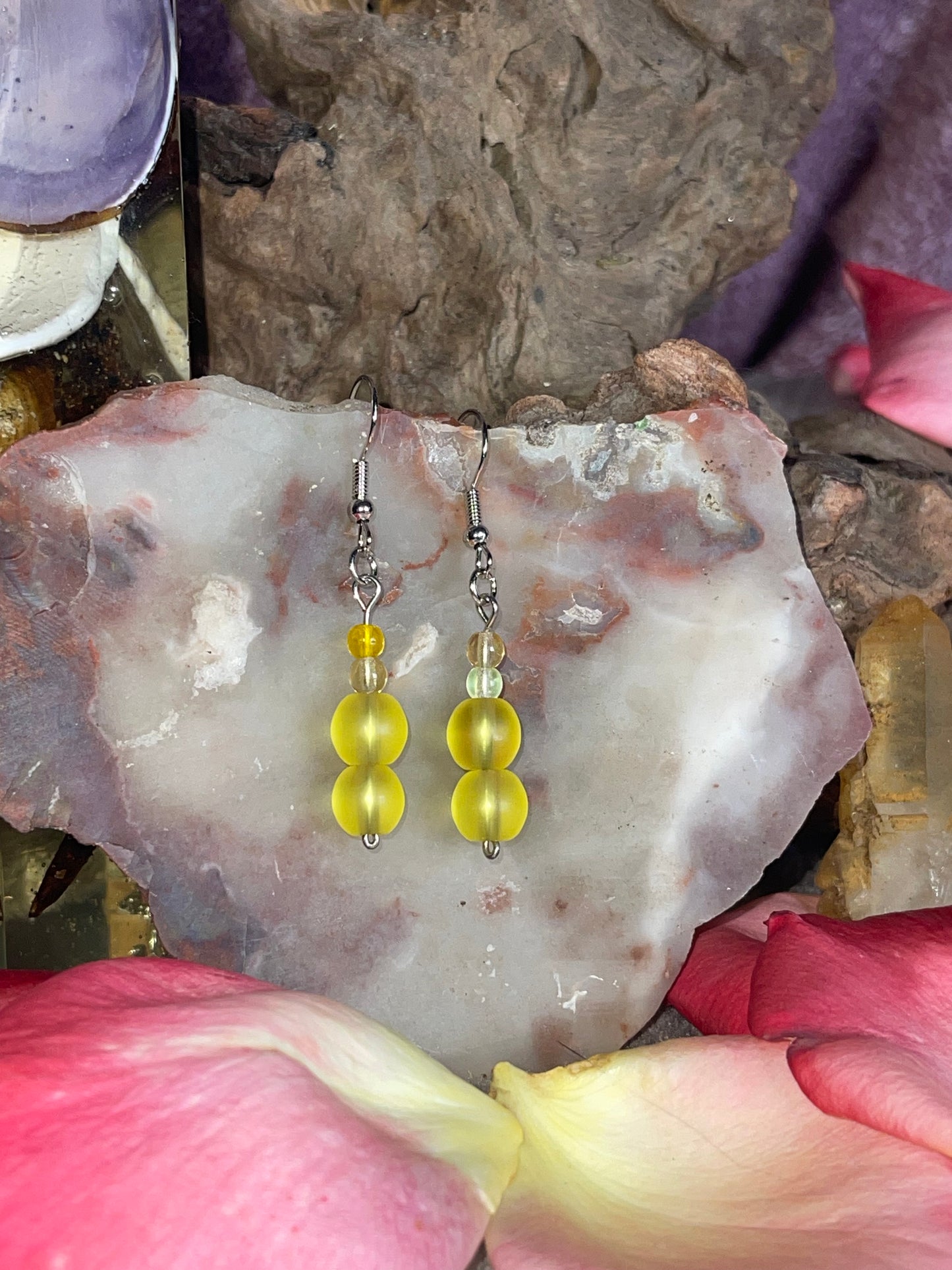 Yellow Earrings